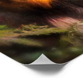 Mandril Baboon MASK IN HET OERWOUD Poster (Hoek)