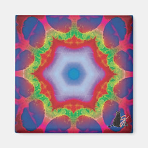Mandril Kaleidoscoop Magneet