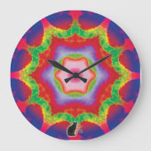 Mandril Kaleidoscope Grote Klok (Voorkant)