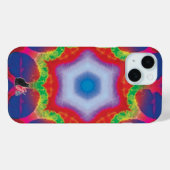 Mandril Kaleidoscope iPhone Case (Achterkant (horizontaal))