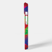 Mandril Kaleidoscope iPhone Case (Achterkant / Links)