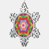 Mandril Kaleidoscope Snowflake Ornament (Rechts)