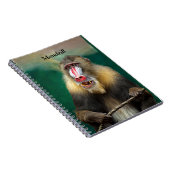 Mandrill, Afrikaanse aap Notitieboek (Rechterzijde)