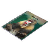 Mandrill, Afrikaanse aap Notitieboek (Linkerzijde)