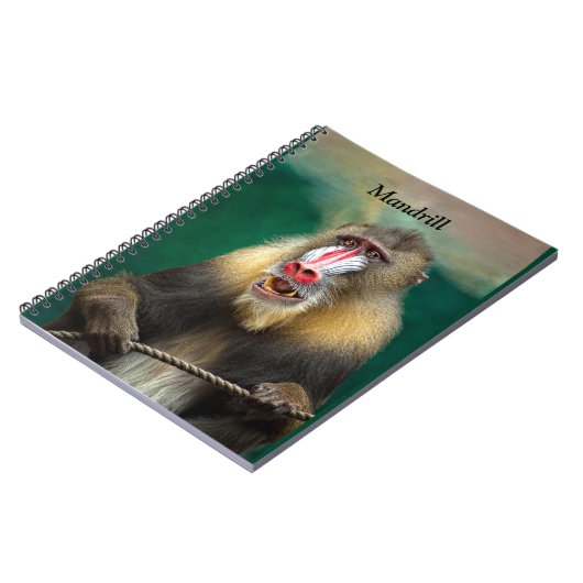 Mandrill, Afrikaanse aap Notitieboek (Linkerzijde)