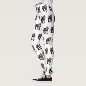 Mandrill cartoon illustratie leggings (Links)