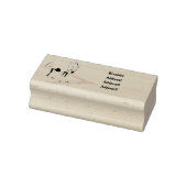 Mandrill cartoon illustratie rubberstempel (Stempel)