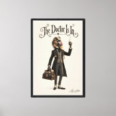 Mandrill Dokter Canvas Afdruk (Voorkant)