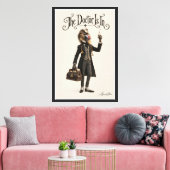 Mandrill Dokter Canvas Afdruk (Insitu (Woonkamer))
