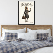 Mandrill Dokter Canvas Afdruk (Insitu (Slaapkamer))