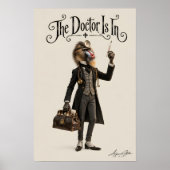 Mandrill Dokter Poster (Voorkant)