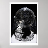 Mandrill Fan BW still Life Photography L Poster (Voorkant)