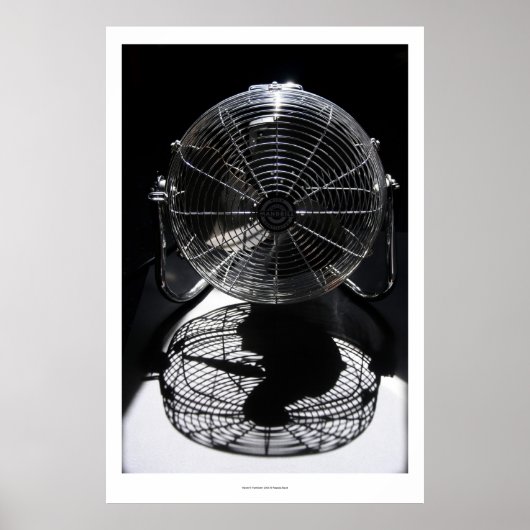 Mandrill Fan BW still Life Photography L Poster (Voorkant)