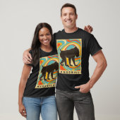 Mandrill Lover Animal Retro Style T-shirt (Unisex)