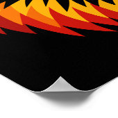 Mandrill Masker Kleur Illustratie Poster (Hoek)