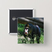Mandrill Pin Vierkante Button 5,1 Cm (Voorkant /achterkant)