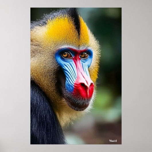 Mandrill Poster (Voorkant)