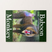 Mandrill puzzelportret legpuzzel