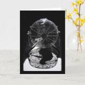 Mandrill Ventilator BW still Life Photography Kaar Kaart (Gele Bloem)