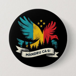 Mandru ca-s roman ronde button 7,6 cm