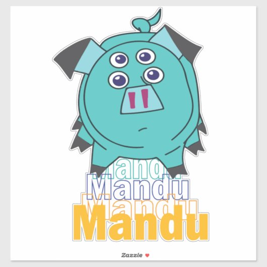 Mandu kipo sticker (Vel)