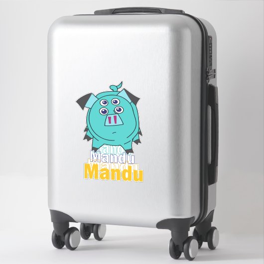 Mandu kipo sticker (Koffer)