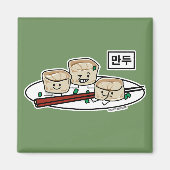 Mandu Koreaans stommerik Magneet (Voorkant)