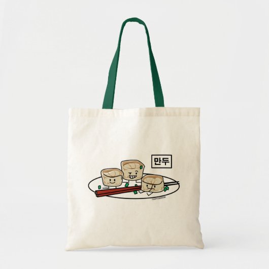 Mandu Koreaanse dumpland voor ontbijthangul Tote Bag (Voorkant)
