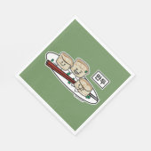 Mandu Koreaanse dumplas ontbijthangul Servet (Hoek)