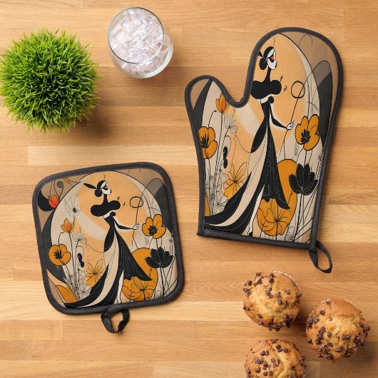 Mandulis Ovenwant & Pannenlap Set