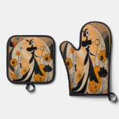 Mandulis Ovenwant & Pannenlap Set (Voorkant)