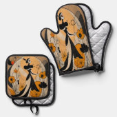Mandulis Ovenwant & Pannenlap Set (Voorkant / Achterkant)