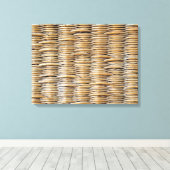 mandweefmacro canvas afdruk (Insitu (Houten vloer))