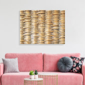 mandweefmacro canvas afdruk (Insitu (Woonkamer))