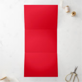 Mandy, Bleek Rood, parelrood, Drieluik Kaart (Binnen)