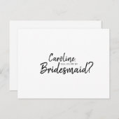Mandy Bridal-voorstel Uitnodiging Briefkaart (Voorkant / Achterkant)