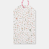 Mandy Confetti Waterverf Stippen Gift Label Cadeaulabel (Achterkant)