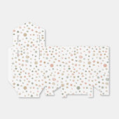 Mandy Confetti Waterverf Stippen gunstbox Bedankdoosjes (Uitgevouwen)