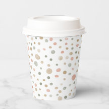 Mandy Confetti Waterverf Stippen Paper Cup
