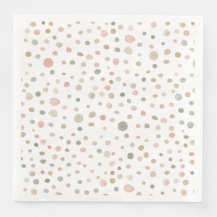 Mandy Confetti Waterverf Stippen Papier servet