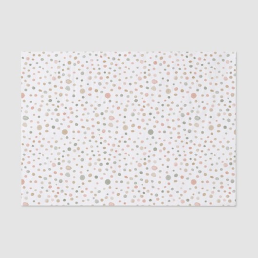 Mandy Confetti Waterverf Stippen Tissue Paper Tissuepapier (Voorkant)