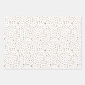 Mandy Confetti Waterverf Stippen Wrapping Paper (Voorkant 3)