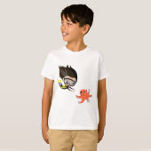 Mandy en Bubbles de Octopus T-shirt (Voorkant volledig)