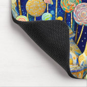 MANDY ~ Paisley Tiger ~ theefeest ~ Mousepad Muismat (Hoek)