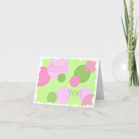 Mandy Thank You Card Bedankkaart (Voorkant)