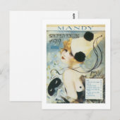 Mandy Vintage Songbook Hoesje Briefkaart (Voorkant / Achterkant)