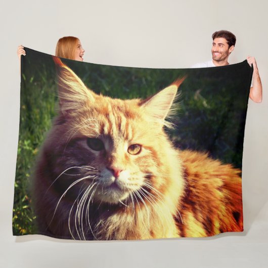 Mane Coon Fleece Deken (In situ)