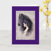 MANE - Kaart, groet-noot Kaart (Gele Bloem)