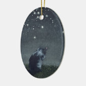 "Manebaden" Keramisch Ornament (Links)