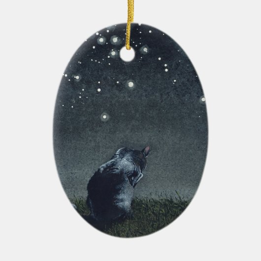 "Manebaden" Keramisch Ornament (Voorkant)